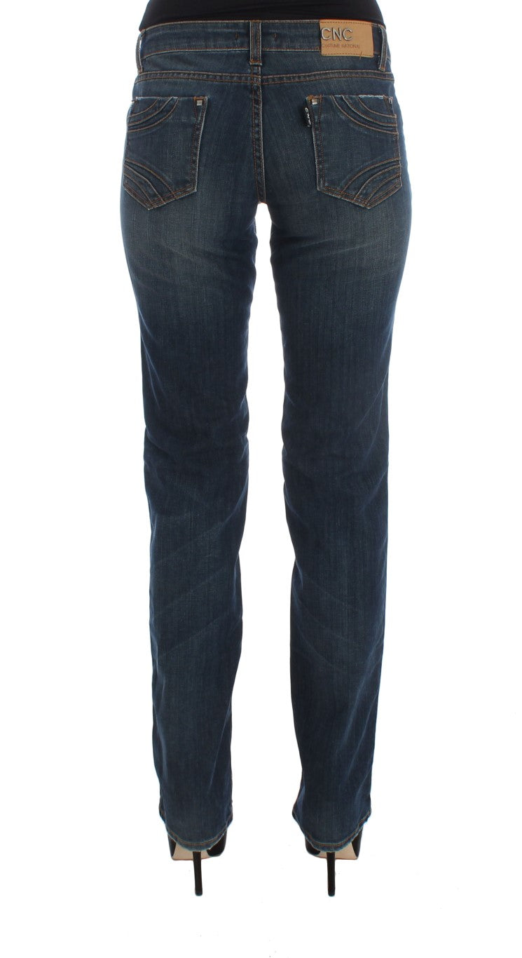 Jean bootcut bleu en coton mélangé Costume National