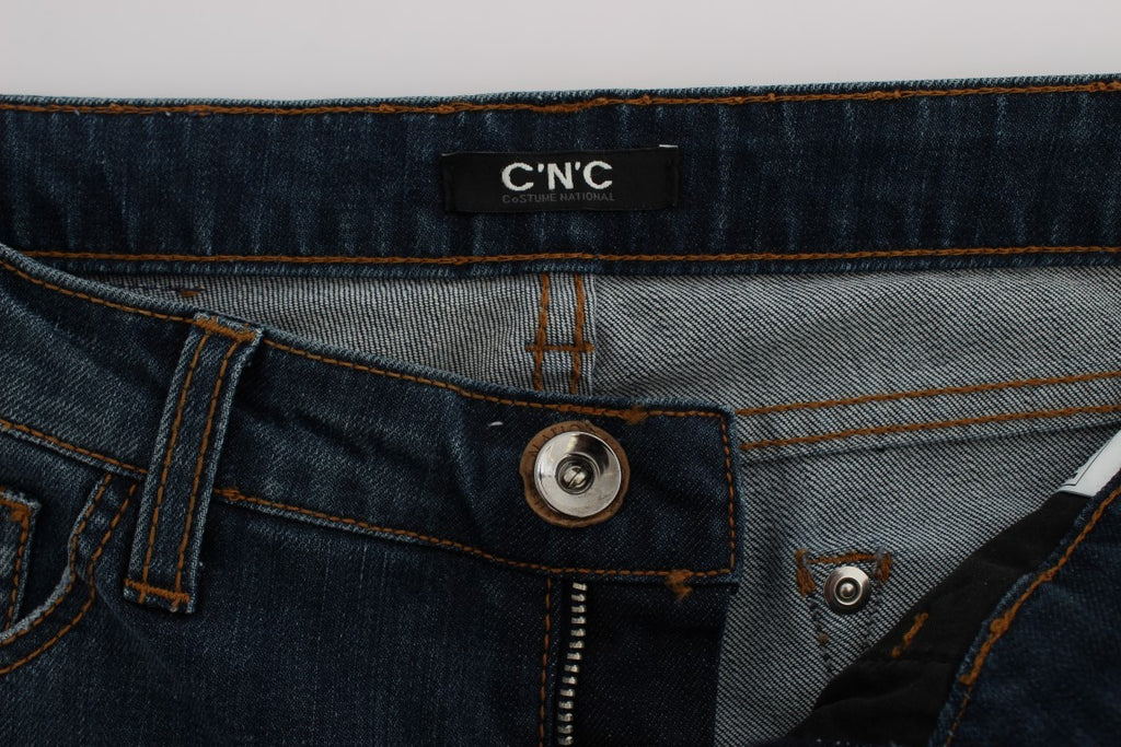 Jean bootcut bleu en coton mélangé Costume National
