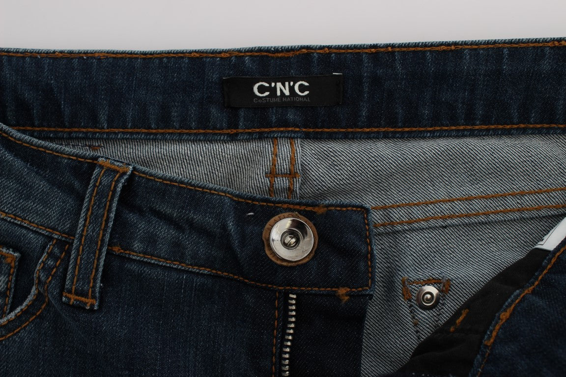 Jean bootcut bleu en coton mélangé Costume National