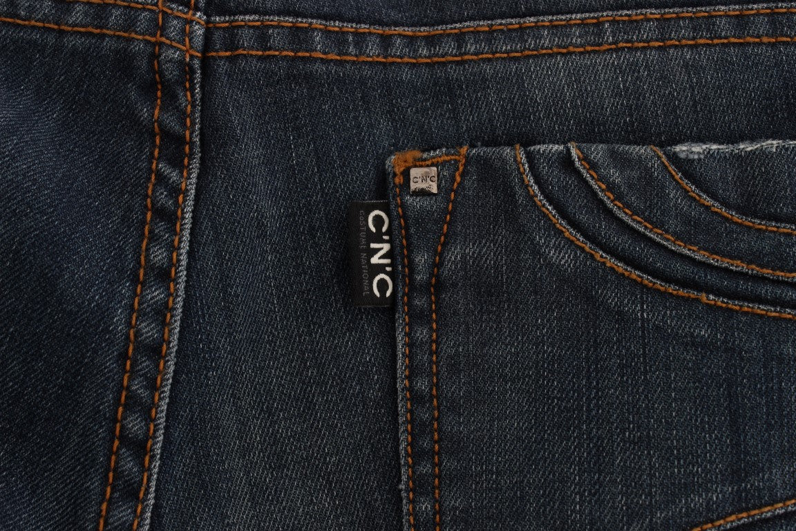 Jean bootcut bleu en coton mélangé Costume National