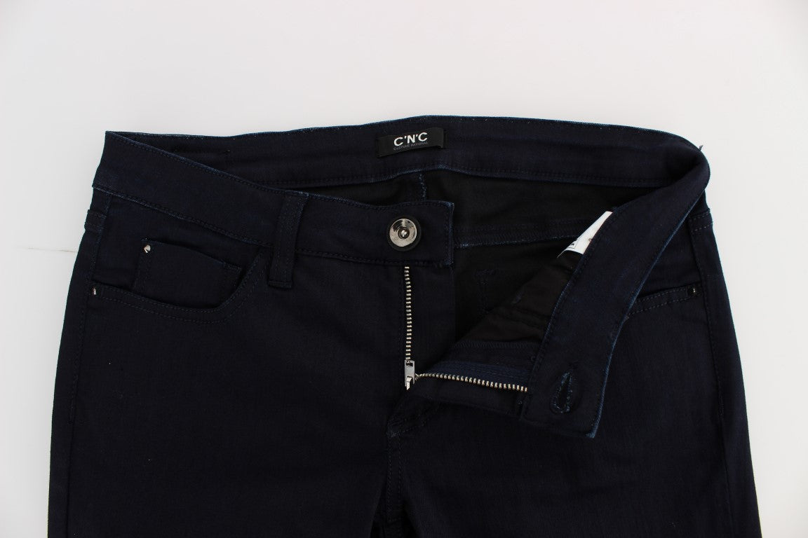 Jean slim bleu en coton mélangé Costume National