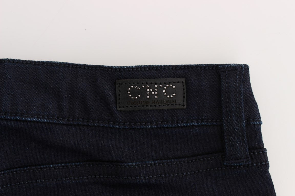 Jean slim bleu en coton mélangé Costume National
