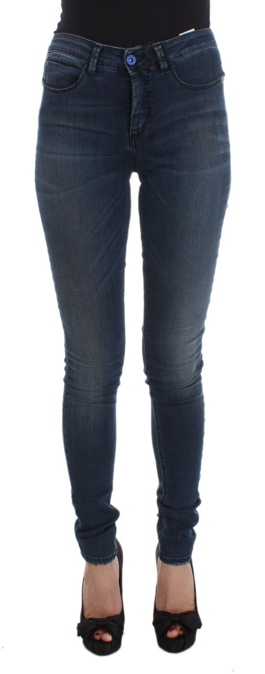 Jean slim bleu en coton mélangé Costume National
