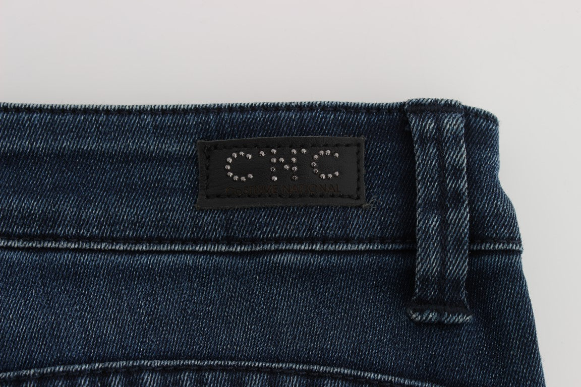 Jean slim bleu en coton mélangé Costume National