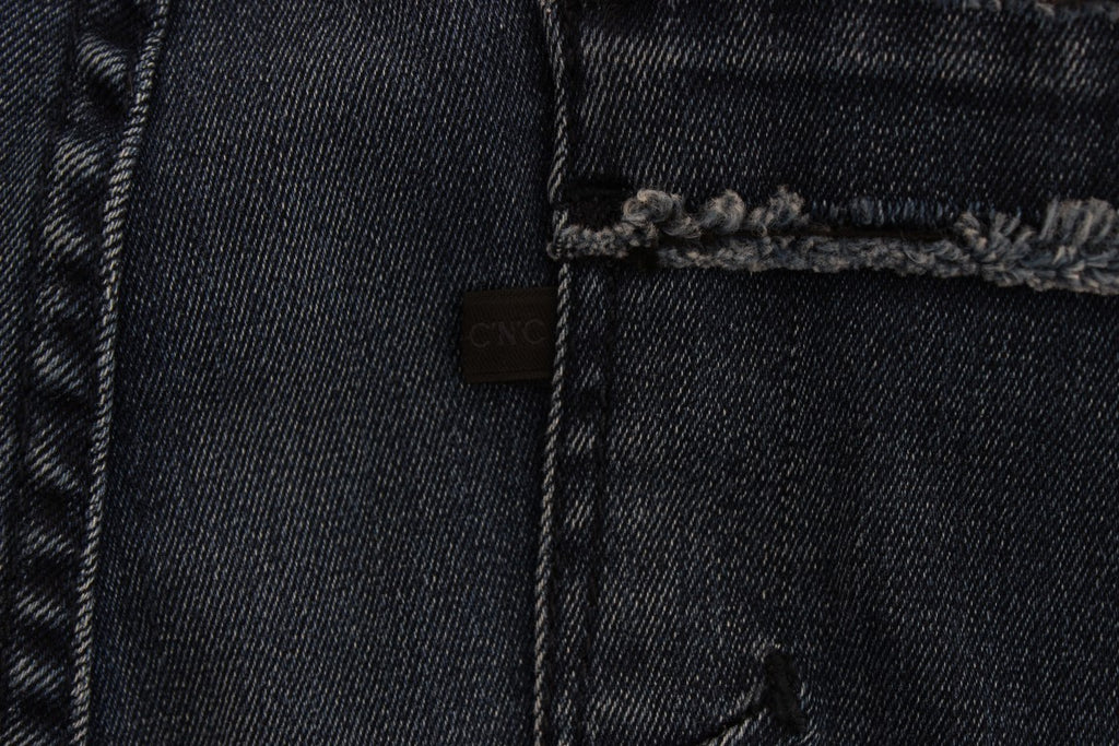 Jean slim bleu en coton mélangé Costume National