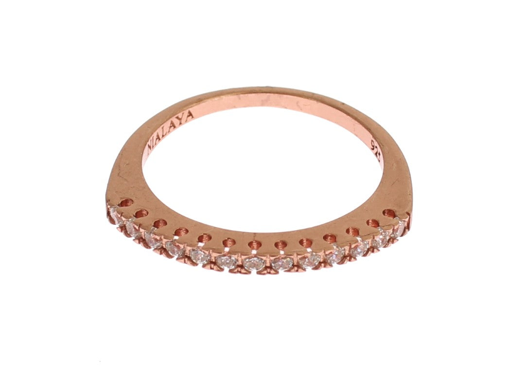 Bague Nialaya en or rouge et argent 925