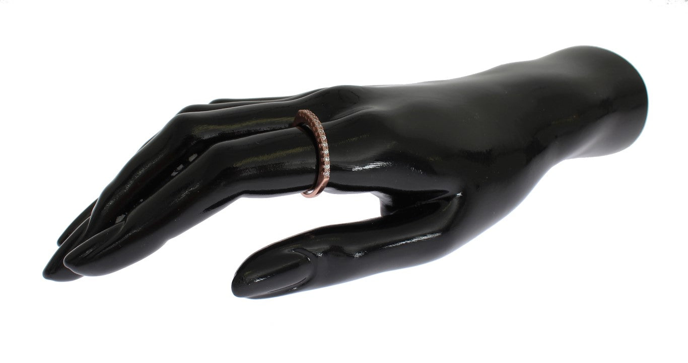 Bague Nialaya en or rouge et argent 925