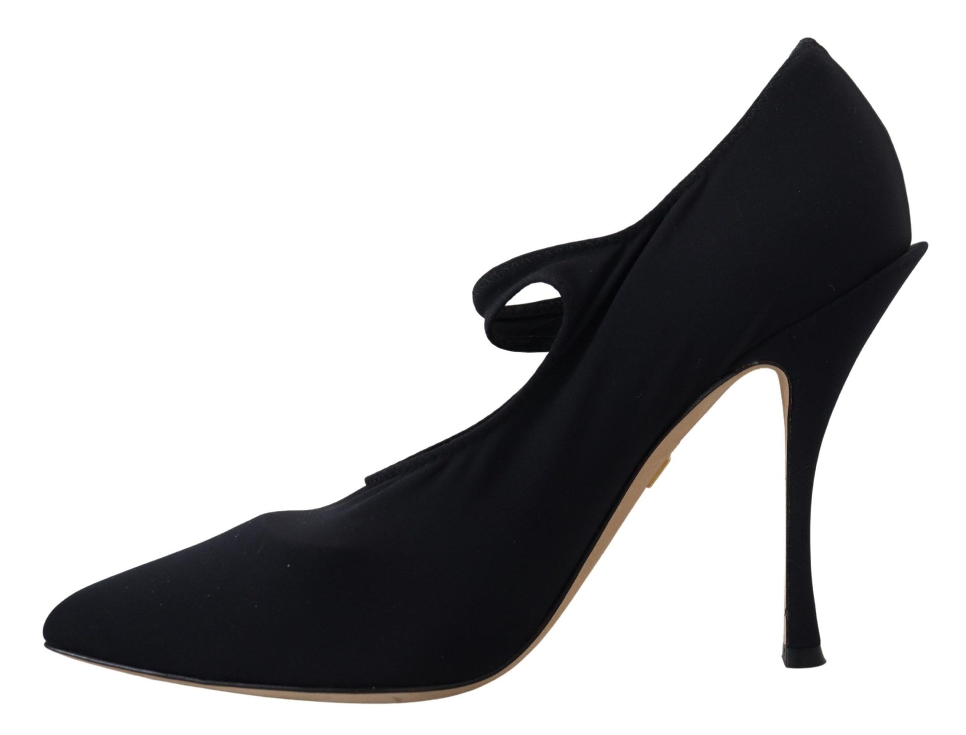 Escarpins Dolce &amp; Gabbana à chaussettes noires et cristaux extensibles