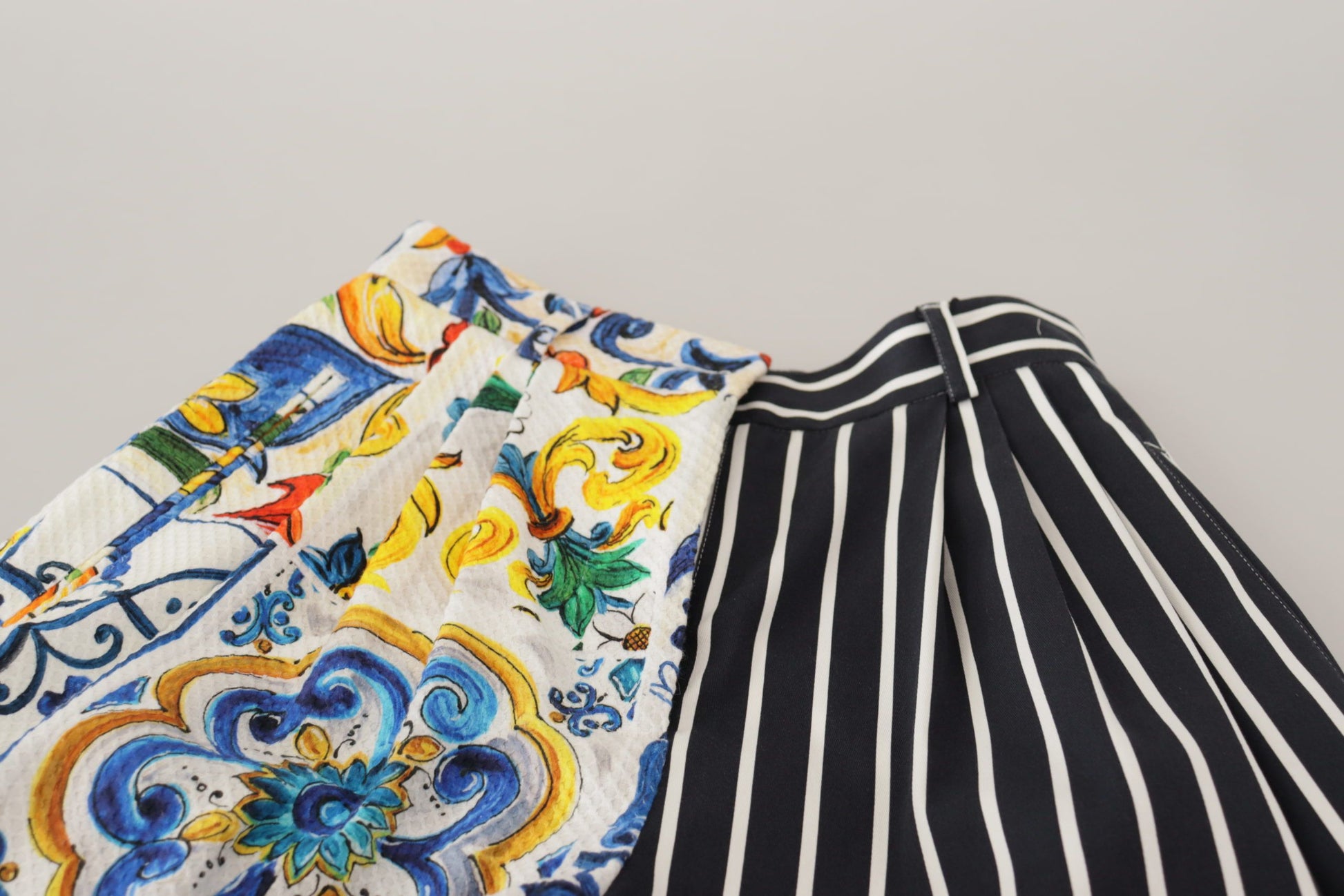 Bermuda en majolique à rayures multicolores Dolce &amp; Gabbana