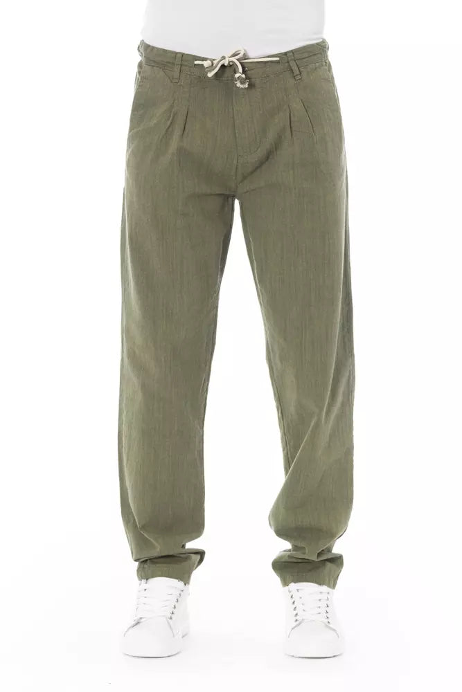 Pantalon chino Baldinini Trend Army en coton pour homme
