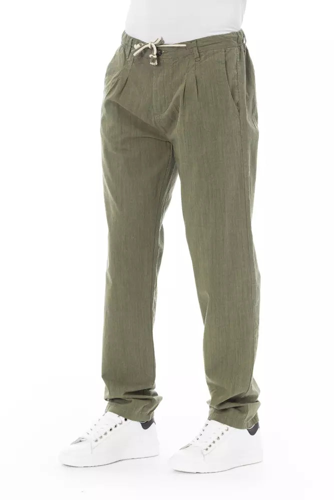 Pantalon chino Baldinini Trend Army en coton pour homme