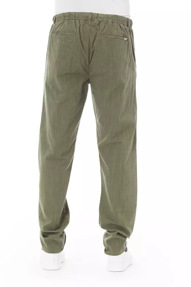 Pantalon chino Baldinini Trend Army en coton pour homme