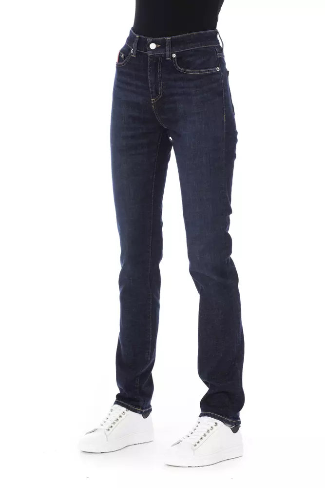 Jean femme Baldinini Trend en coton bleu