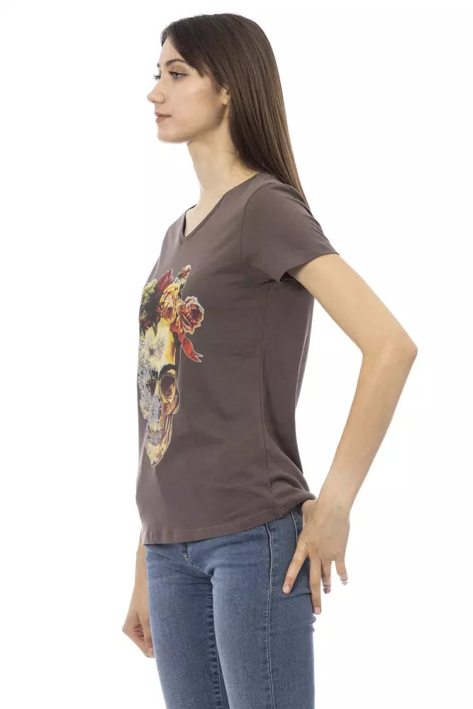 Haut Trussardi Action en coton marron pour femme