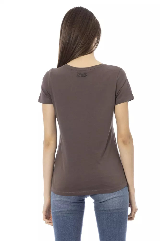 Haut Trussardi Action en coton marron pour femme