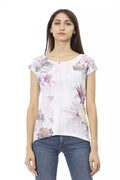 T-shirt Trussardi Action en coton blanc pour femme