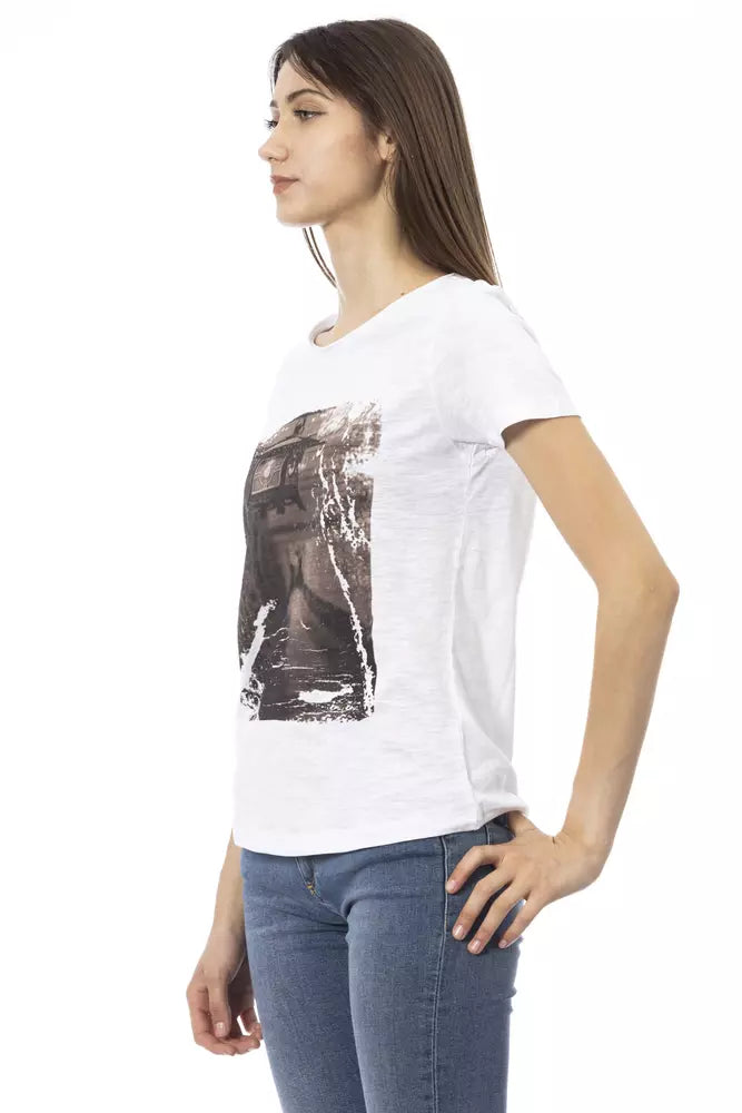 Haut Trussardi Action en coton blanc pour femme
