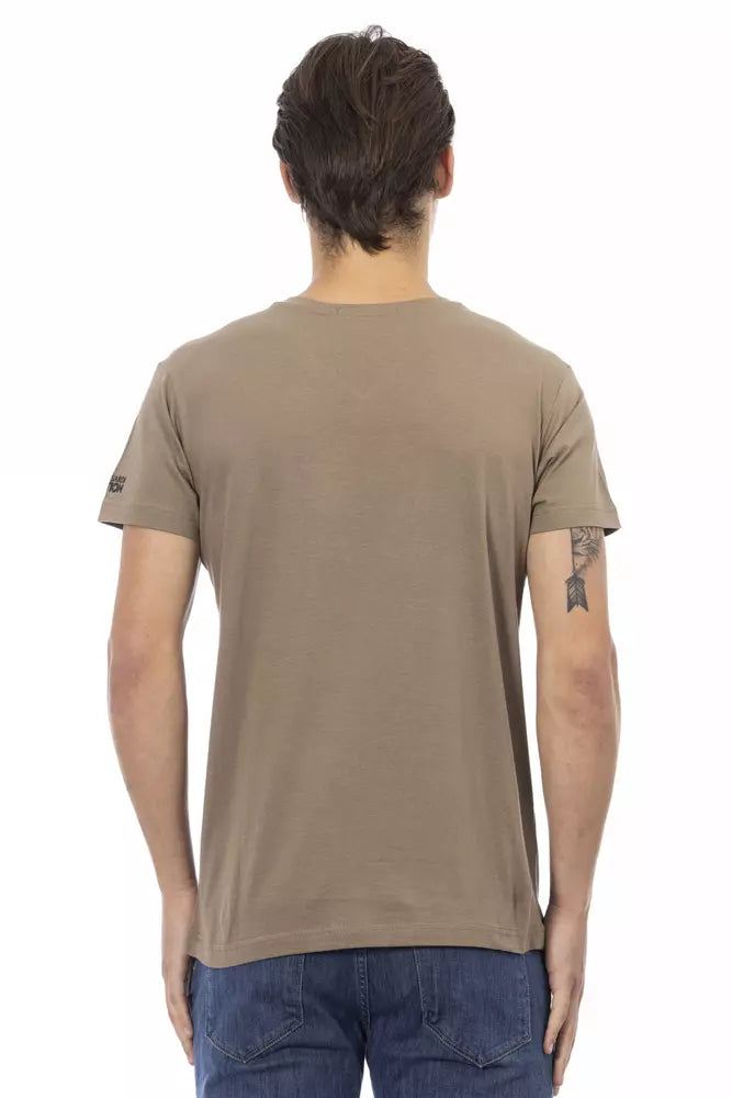T-shirt Trussardi Action en coton marron pour homme