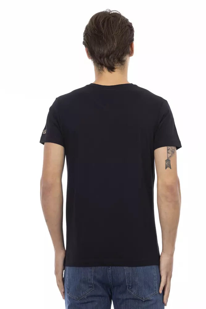 T-shirt Trussardi Action en coton noir pour homme