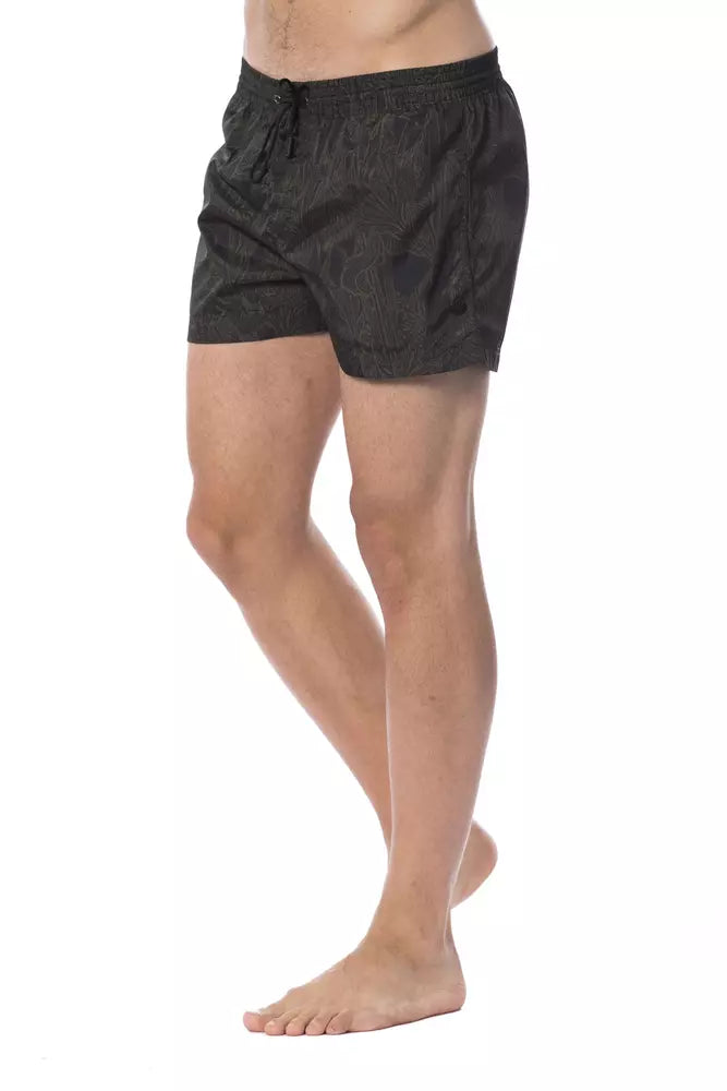 Maillot de bain Roberto Cavalli Sport Army en polyester pour homme