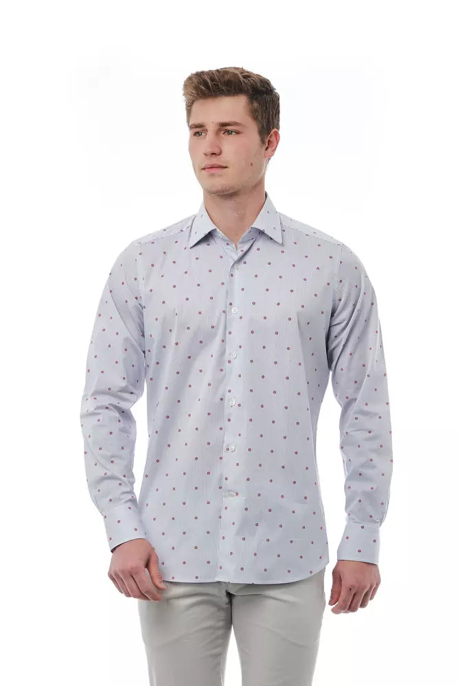 Chemise homme en coton multicolore Bagutta