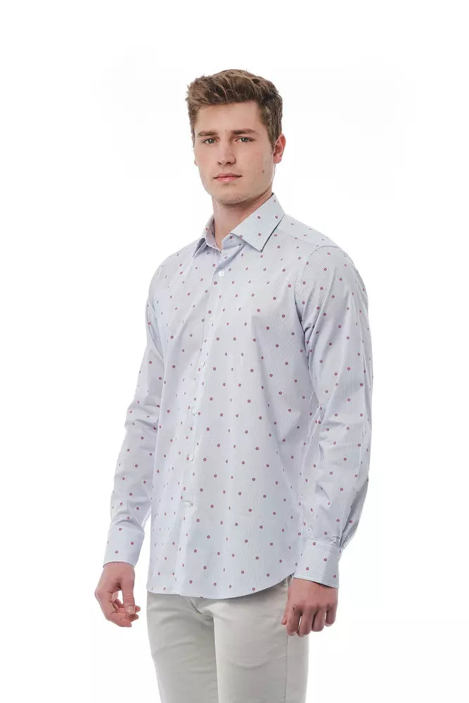 Chemise homme en coton multicolore Bagutta
