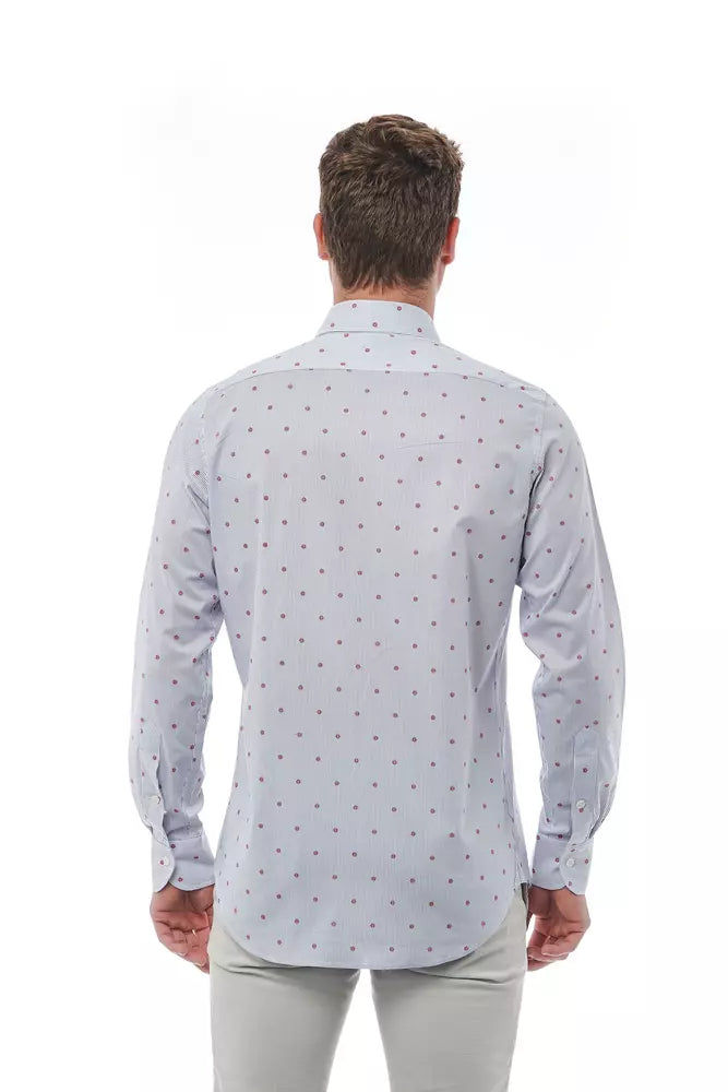 Chemise homme en coton multicolore Bagutta