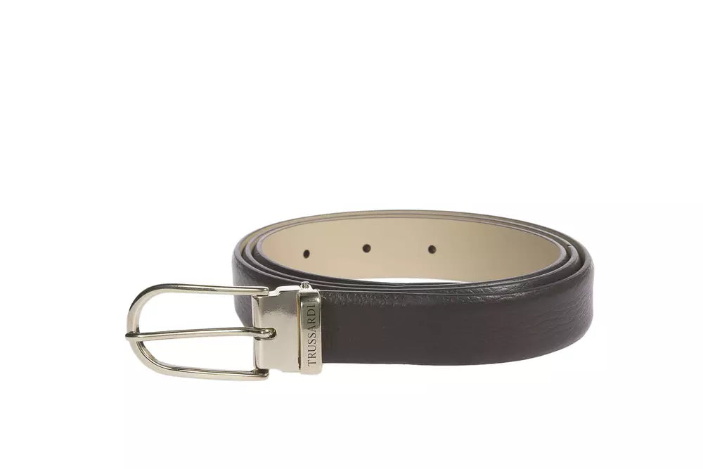 Ceinture Trussardi en cuir marron pour femme