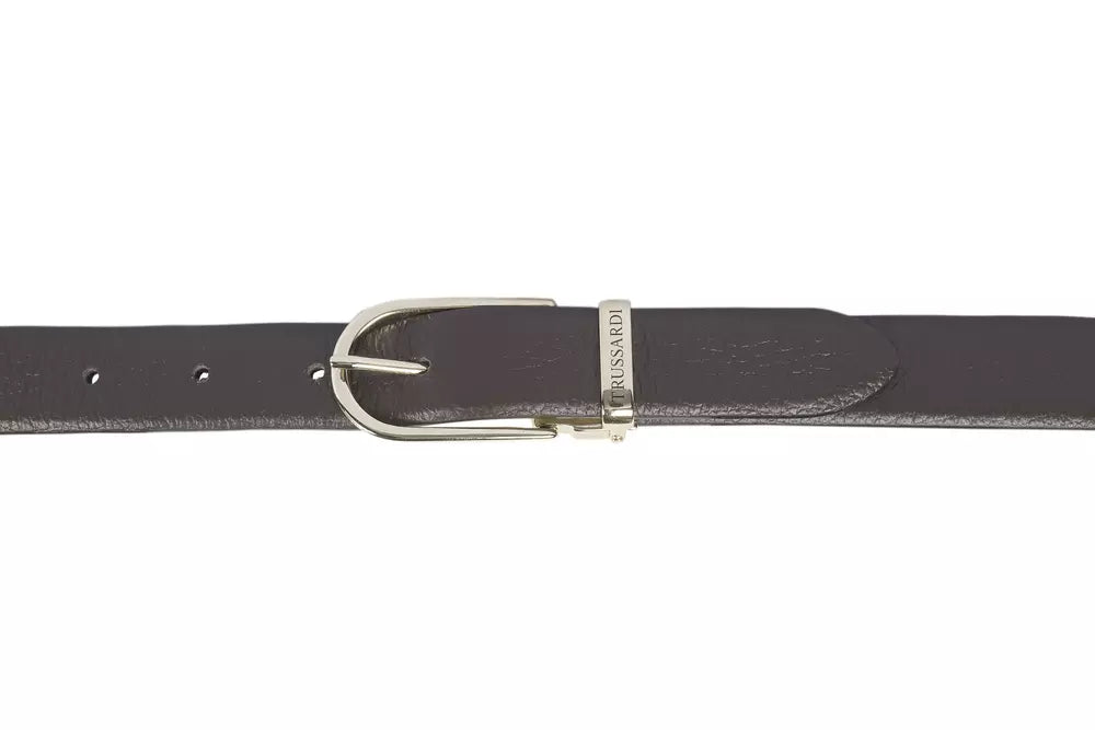 Ceinture Trussardi en cuir marron pour femme