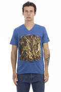 Trussardi Action Blue Cotton Men's T-Shirt