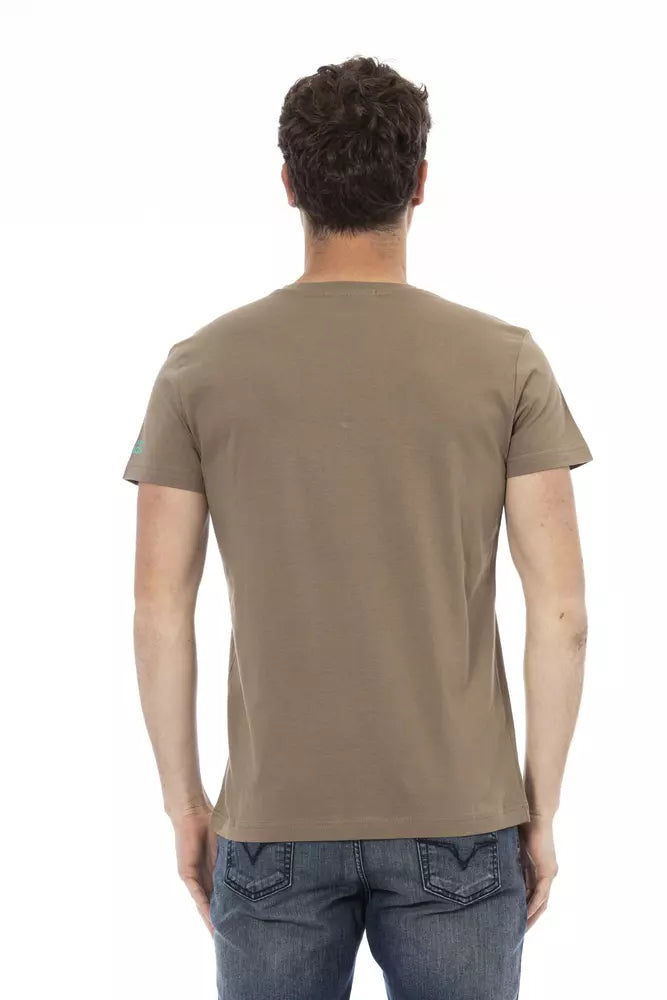 T-shirt Trussardi Action en coton marron pour homme