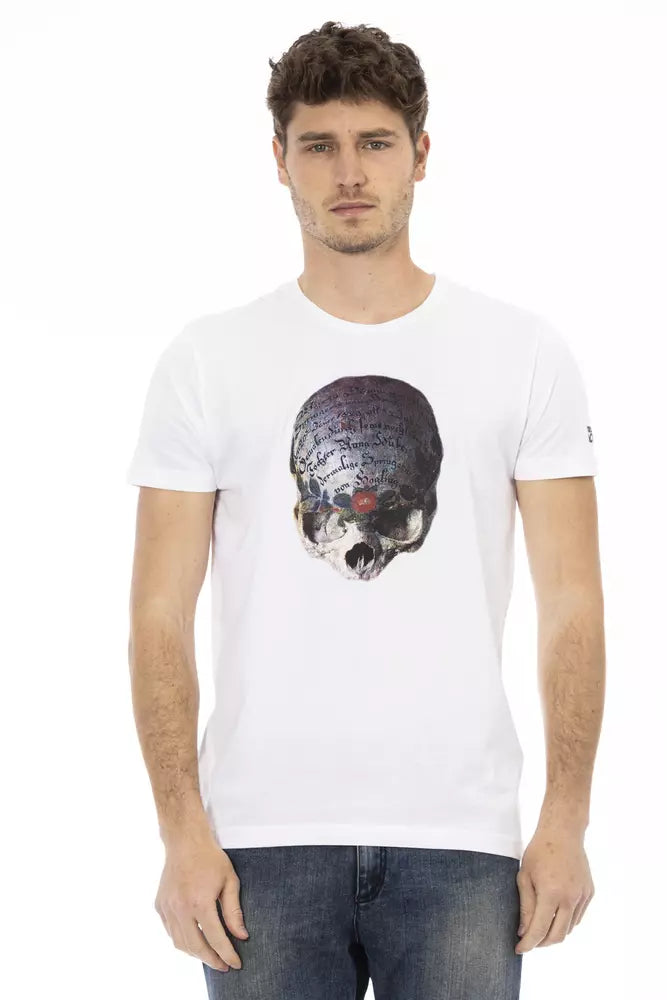 T-shirt homme Trussardi Action en coton blanc