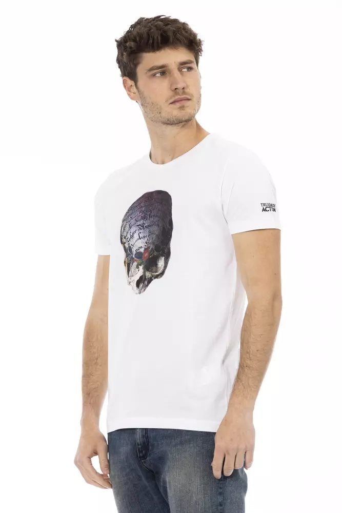 T-shirt homme Trussardi Action en coton blanc