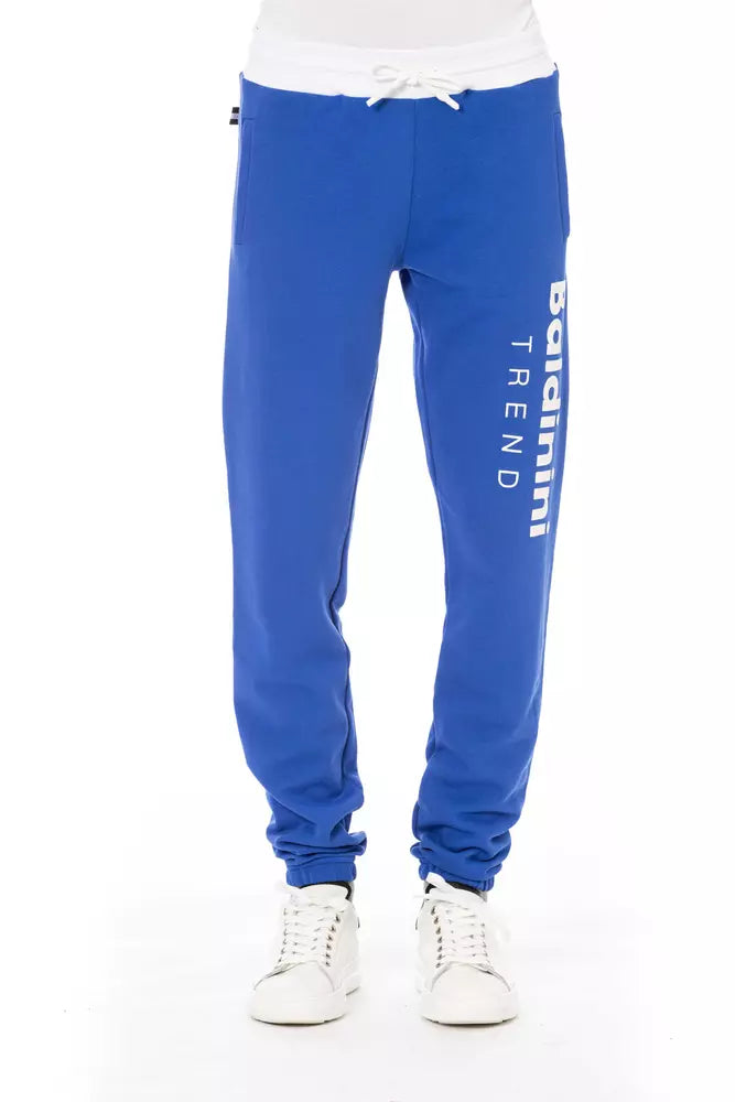 Pantalon homme en coton bleu tendance Baldinini