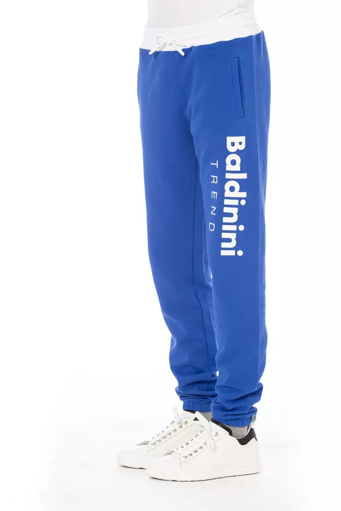 Pantalon homme en coton bleu tendance Baldinini