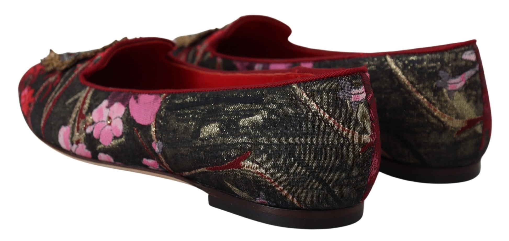 Chaussures à enfiler Dolce &amp; Gabbana en jacquard multicolore avec patch Sacré-Cœur
