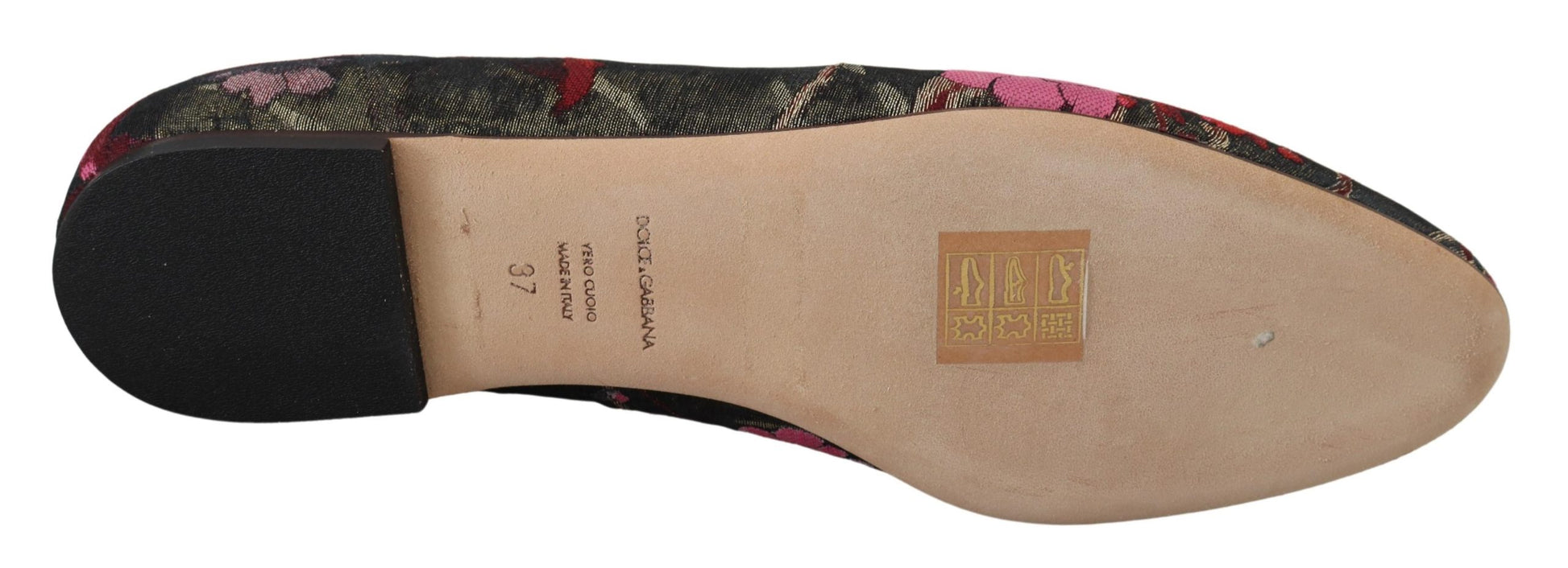 Chaussures à enfiler Dolce &amp; Gabbana en jacquard multicolore avec patch Sacré-Cœur