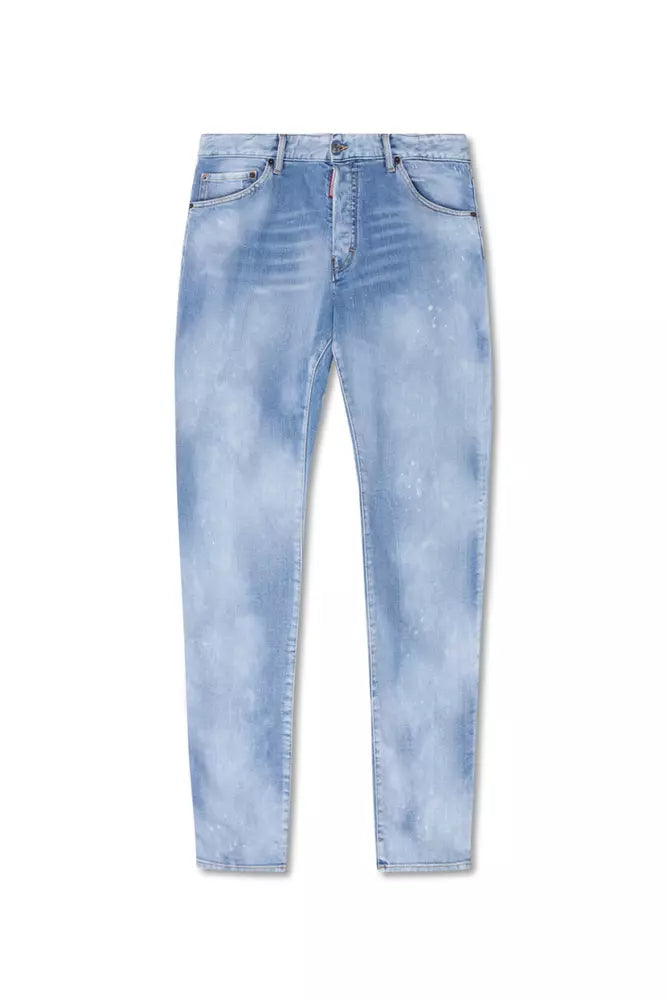 Jean Dsquared² bleu clair en coton pour homme