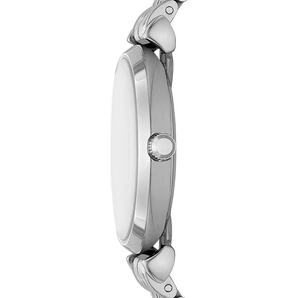 Montre élégante pour femme Emporio Armani argentée