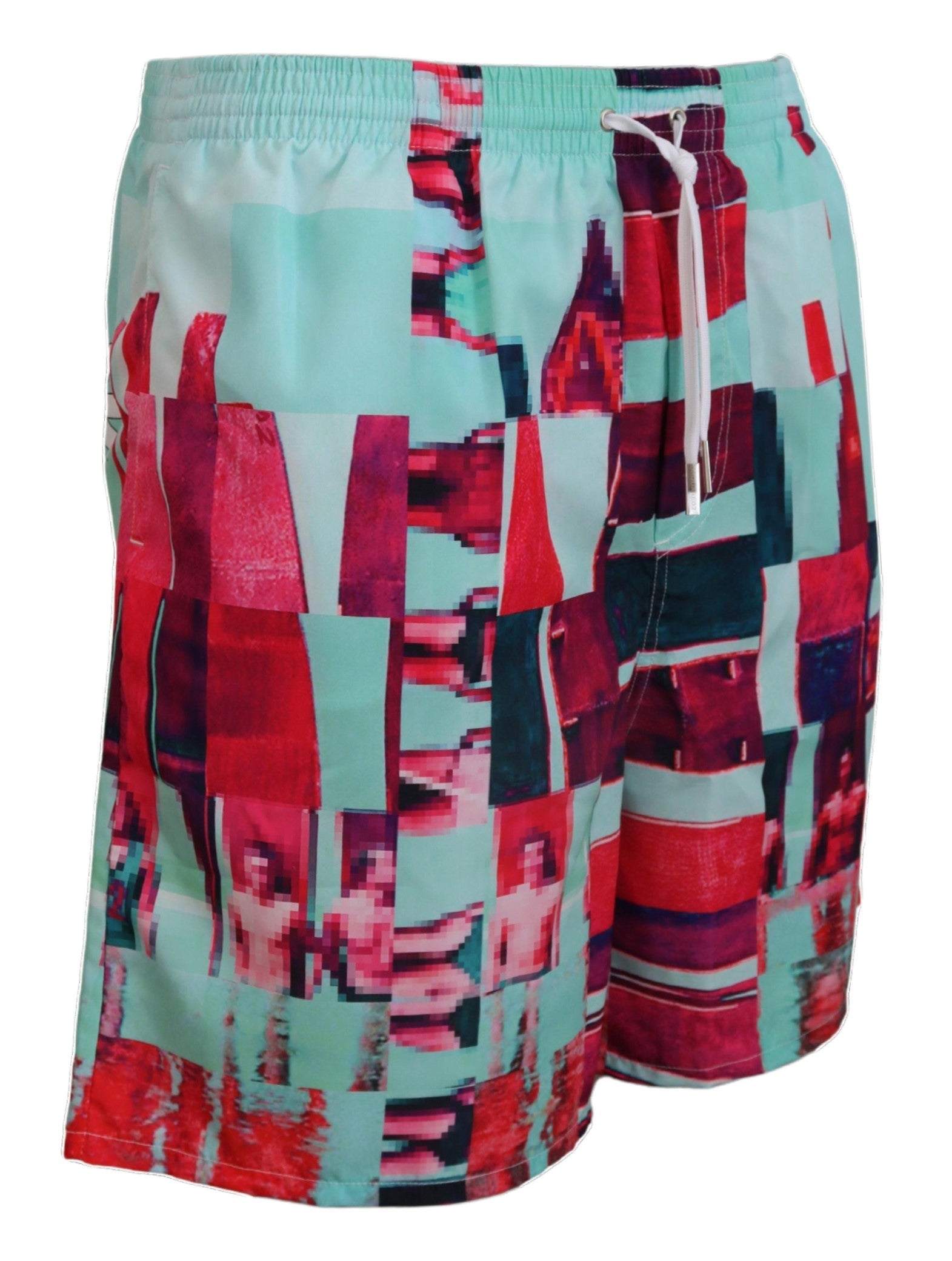 Maillot de bain short de plage imprimé multicolore Dsquared²