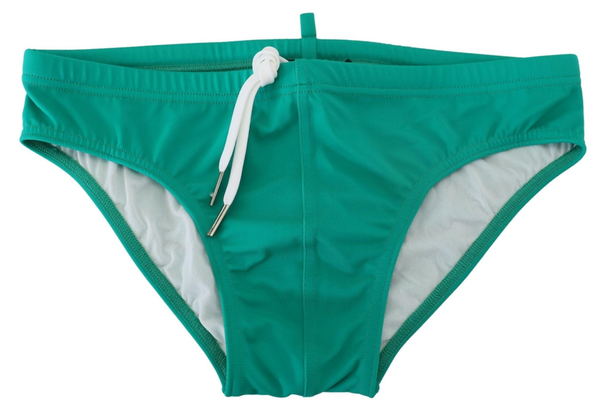 Maillot de bain Dsquared² vert et blanc avec logo imprimé pour homme