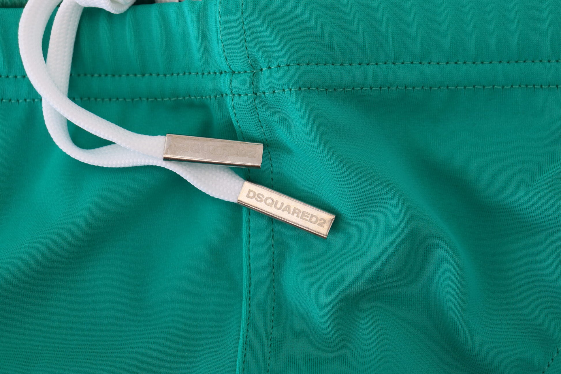 Maillot de bain Dsquared² vert et blanc avec logo imprimé pour homme