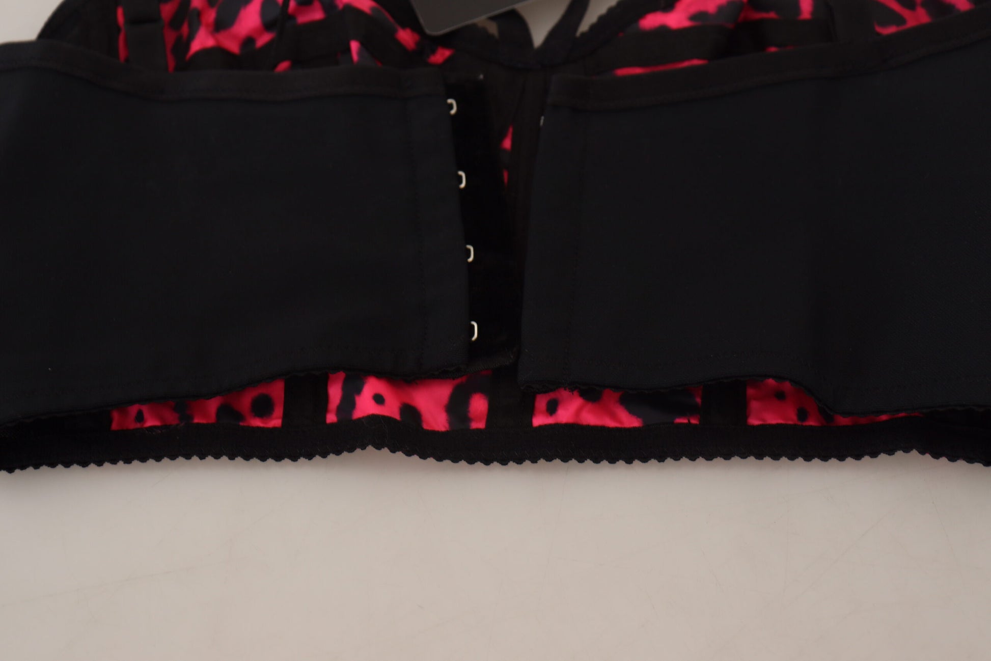 Dolce &amp; Gabbana - Haut bustier court à imprimé léopard rose