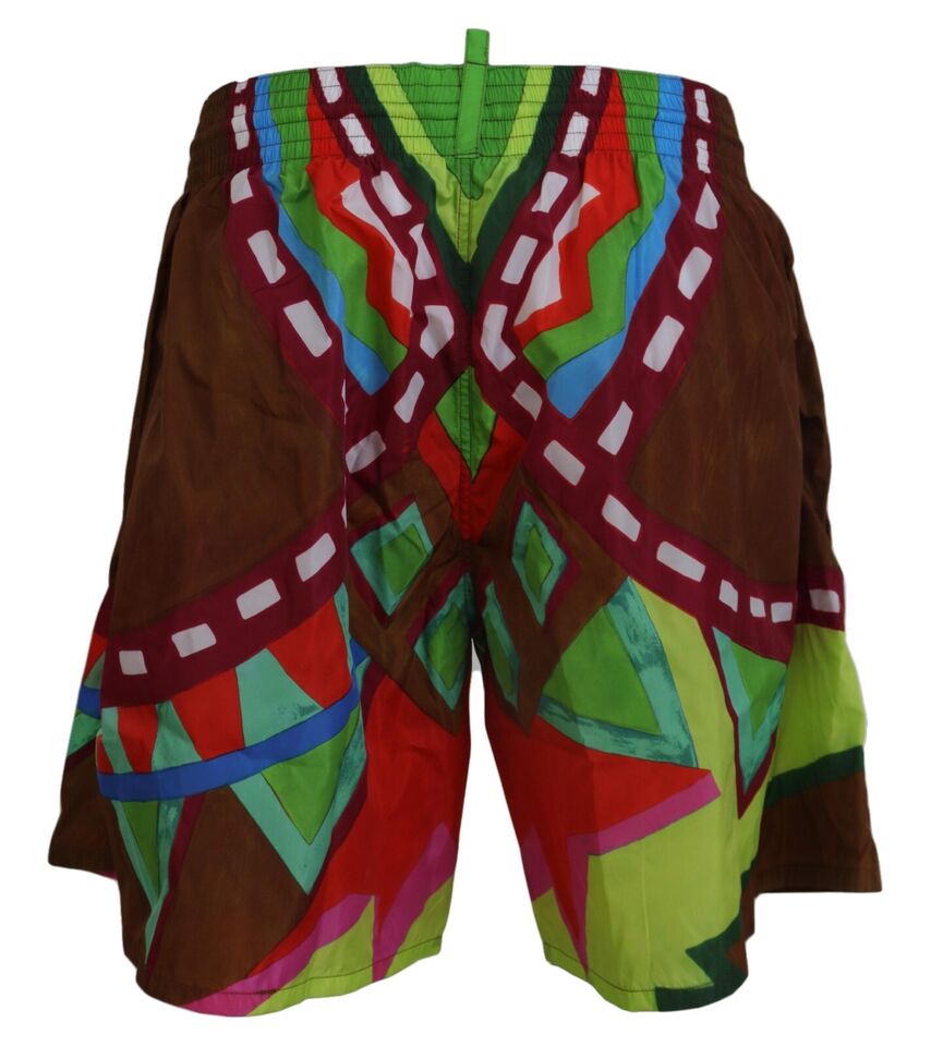 Maillot de bain Dsquared² multicolore imprimé pour homme