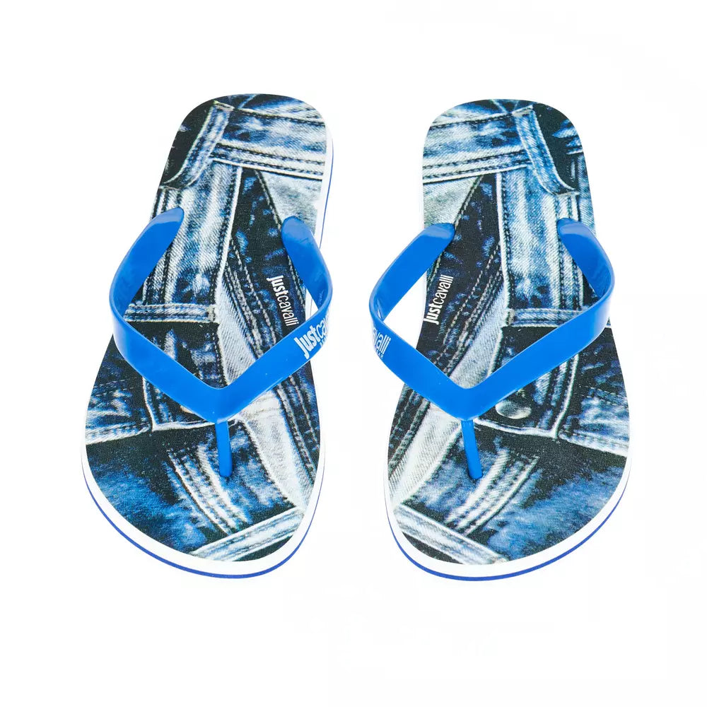 Sandale Just Cavalli bleu clair EVA pour homme