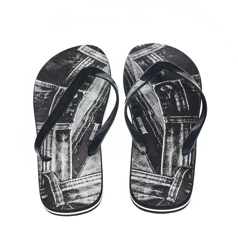 Sandale noire EVA Just Cavalli pour homme
