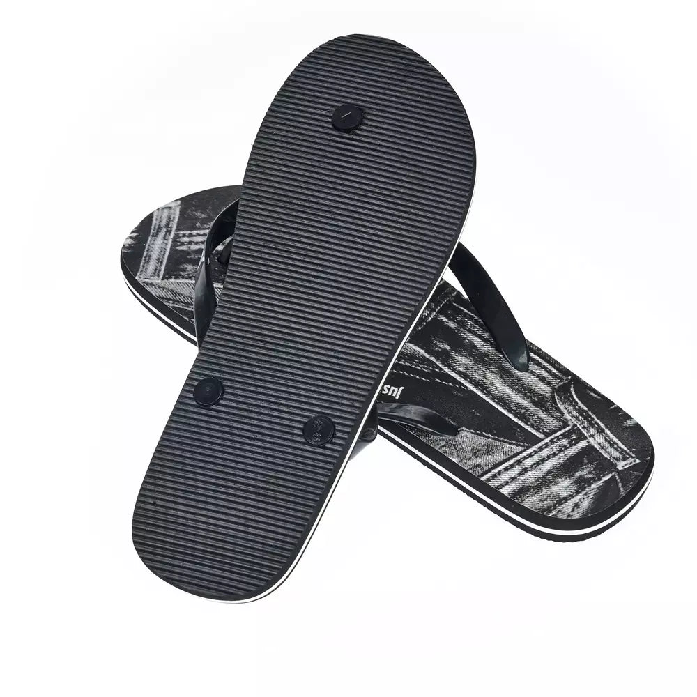 Sandale noire EVA Just Cavalli pour homme