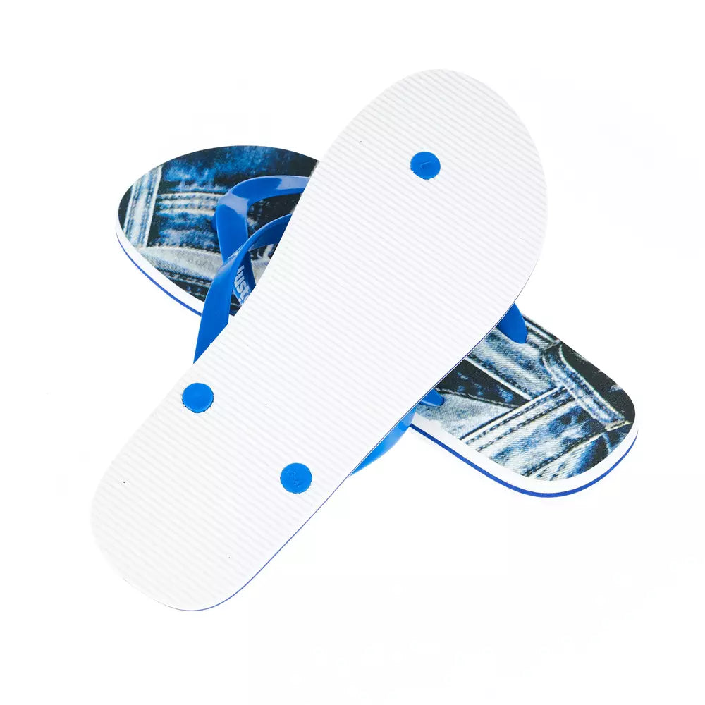 Sandale Just Cavalli bleu clair EVA pour homme