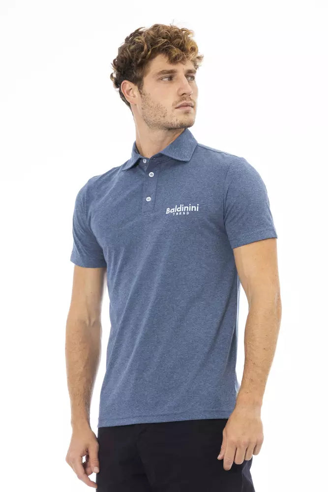 Polo homme en coton bleu tendance Baldinini