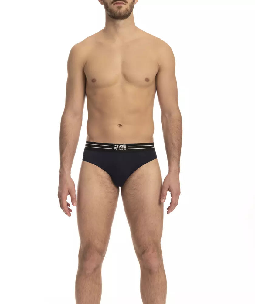 Pack de sous-vêtements Cavalli Class en coton bleu pour homme